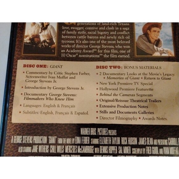 The Complete James Dean Collection DVD Giant East of Eden Rebel 5 Disc Set - Picture 12 of 16